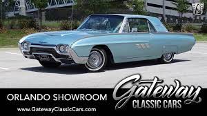 Classic 1963 Ford Thunderbird For Sale 2419063 19000 Lake Mary Florida Gateway Classic Cars Of Orla Classic Cars Ford Thunderbird Classic Car Restoration