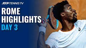 Tsitsipas won his first atp match in late 2017 and quickly ascended up the atp rankings the following year. Djokovic Takes On Fritz Monfils Returns Berrettini In Action Rome 2021 Day 3 Highlights Youtube
