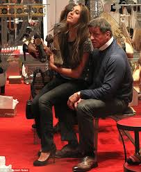 Maybe you would like to learn more about one of these? Sylvester Stallone S Daughter Sophia Wears Down Her Father In Shoe Store Daily Mail Online