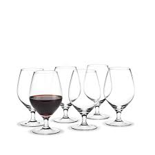 The set measures at 15 inches long by 10.5 inches wide and 3 inches tall. Royal Wine Glasses From Holmegaard In The Shop