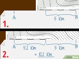 3 Ways To Measure A Straight Line Distance Using A Topo Map