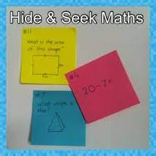 Hide Seek Maths Relief Teaching Ideas Education Math Math Lessons