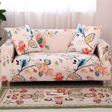 A splotchy brown, tan, and cream pattern carpet; Sofa Slipcover Couch Covers