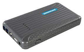 Portable compact and powerful power bank and jump starter that delivers a peak 400a boost to vehicle engines up to 2.2l petrol or 1.9l diesel. Silverline 12v Lithium Power Bank And Jump Starter 7591316 Argos Price Tracker Pricehistory Co Uk