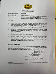 Perutusan pengarah kerja raya sabah. Jabatan Kerja Raya Pahang Paklut