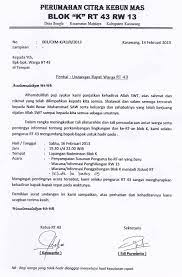 Menggunakan kata ganti kami, tidak terdapat inisial pengetik atau paraf dari pejabat. Contoh Surat Undangan Rapat Resmi Organisasi Contoh Surat