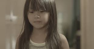 Cute Little Asian Girl Taking Picture