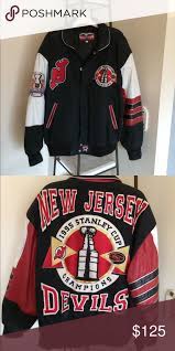 New Jersey Devils Championship Jacket Jackets New Jersey Devils Varsity Jacket