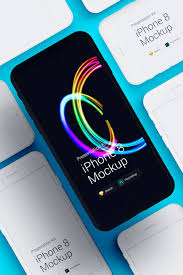 Apple Iphone 8 Mockup By Ls Sketch Photoshop Figma Presentation In 2020 Mockup Isometric Raster Image