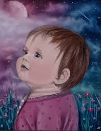 Girl with towel 14x11 oil