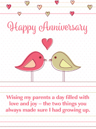 5 out of 5 stars. Anniversary Cards For Parents Birthday Greeting Cards By Davia Free Ecards