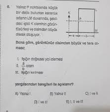 Gölge Soruları ve Cevapları, Soru Çözümü, Soru Bankası - Kunduz