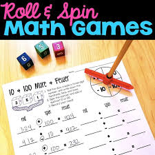 Roll And Spin Math Games Math Games Number Sense Math