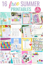 But this form of entertainment doesn't have to be reserved exclusively for the preschoolers. 16 Free Summer Printables Including Super Summer Schedule