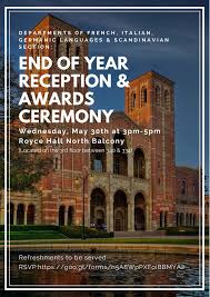 The student of the year movie is renounced and all based on the same concept. Eoy Reception Flyer Germanic Languages Ucla