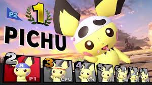 8 Player Battle Royale Pichu Super Smash Bros Ultimate Youtube