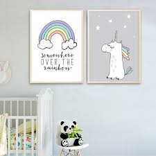 We should be careful in what. Cute Cartoon Baby Girl Nursery Canvas Art Poster Unicorn Canvas Painting Wall Picture For Kids Living Room Bedroom Decoration Buy At The Price Of 3 09 In Aliexpress Com Imall Com