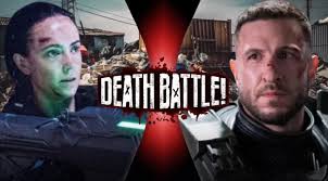 Joan Dark/Doomgal vs Master Chief/Jimmy Rings (Doom Annihilation vs  Paramount Halo Show)