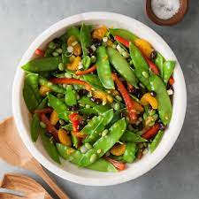 Asian Snow Pea Toss Recipe How To Make It Taste Of Home