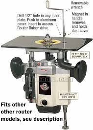 Find Many Great New Used Options And Get The Best Deals For Router Lift Router Table Height Adjustment Raiser Ra Router Lift Router Table Router Woodworking