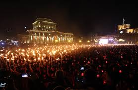The torchlight march to Tsitsernakaberd once again brought ...