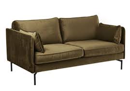 Canapé 2 places style rétro en velours vert. Sofa 2 Sitze Ppno 2 Von Pols Potten Braun Grun Made In Design