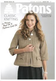 Maybe you would like to learn more about one of these? Patons Contemporary Jackets Dk Knitting Pattern Book 3745