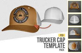 The Best 7 Photo Real Hat And Cap Templates Ever Created Cap Templates Trucker Cap