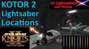 Star Wars Kotor 2 Lightsaber Locations Guide | Every Planet Locations | How  To Get Every Lightsaber - Youtube