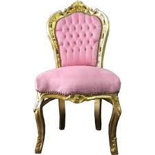 Venez voir nos produits ! Baroque Chaise De Diner Rose Or Cdiscount Maison