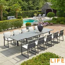 Maybe you would like to learn more about one of these? Life Outdoor Living Barossa 11 Piece Extendable Dining Table Set Costco Uk