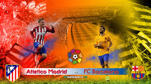 El atlético de madrid se lleva un punto de su visita al camp nou gracias a dos goles de penalti de saúl ñíguez. Barcelona Vs Atletico De Madrid Wallpapers Wallpaper Cave