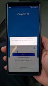 • speak with a service representative 24/7. Chase Mobile App Stopped Working On Android Phone Error Unable To Connect Anyone Else With This Error Just Want To Make Sure It S Not My Phone I M Using Samsung Note 9 On