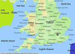 Km, wales is a country located in the southwestern region of the united kingdom. Map Of Wales Nzwelsh