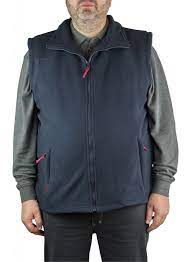 De la doudoune sans manche au gilet polaire sans manche jusqu'aux modèles plus légers, petite sélection de gilets sans manches à votre disposition. Polaire Sans Manches Homme Grande Taille Du 2 Au 8 Xl Bleu Marine Brigg
