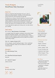 A resume template designed with html and css. A Resume Template For Software Developers To Help You Land The Job