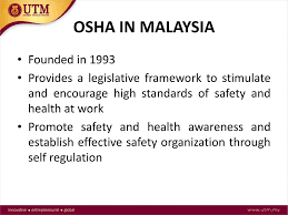 Osha is the occupational safety & health administration and is within the department of labor. Occupational Safety And Health Act Osha Ppt Download