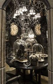 Halloween Themed Room Rogers S Gardens I Wish I Could Make My Whole House Look Like This On Hal Victorian Halloween Gothic Halloween Elegant Halloween Decor