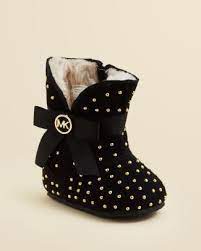 Michael Kors Michael Infant Girls Grace Studded Boot Baby Kids Bloomingdale S Baby Girl Shoes Cute Baby Shoes Baby Girl Clothes