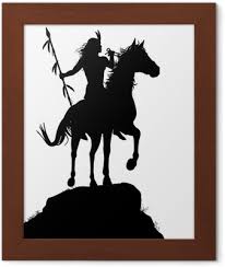 592 x 612 jpg pixel. Fotobehang Horseback Indian Pixers We Leven Om Te Veranderen