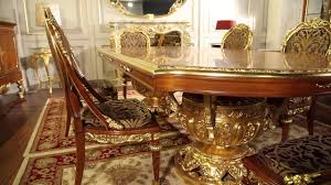 1 bed and 2 bedside tables. Furniture Classic Living Room Versailles The Luxury Of The Louis Xvi Style In The Dining Room Youtube