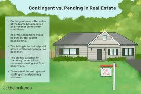 Contingencies listed as kick out mean that the buyer has until a certain date to complete however, even if it appears that you can make an offer on a contingent house, the situation could be more. Contingent Vs Pending Offers What S The Difference