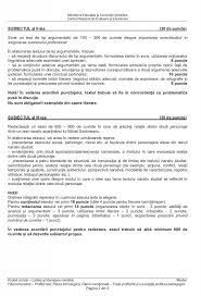 Edu.ro astfel, pentru candidaţii la bacalaureat, profilul uman şi profil real model subiecte limba şi literatura română bac 2016, sesiunea de toamnă. Subiecte Bacalaureat 2016 RomanÄƒ Ce Subiecte Au Picat La RomanÄƒ Libertatea