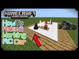 This mod was created by berkin and with his help i made this trailer.  it's been well received by the community and reviewed by some big minecraft channe. How To Make A Working Rc Car In Mcpe 1 1 1 0 9 1 0 8 Mcpe Creation No Mods Youtube Minecraft Art Creation Rc Cars