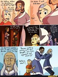 Ok Katara, either Im Shrinking, oF youte getting bigger Its just Spurt not  suce it will