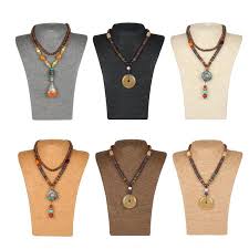 Top 5 tips for displaying jewelry. 2021 Hot Selling Hemp Rope Handcraft Jewelry Stand Necklace Pendant Holder Rack Chest Model Jewelry Display Mannequin Cord Bust Shelf From Jinggongjewelry 18 22 Dhgate Com