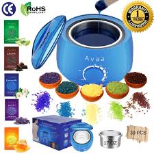 Avaa Chauffe Cire Appareil Professionnel Cire Chaude Et Machine Epilation Electrique Kit Complet Epilateur Sans Bande Et Sans Douleur Batonnet Cire Chaude Kit