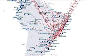 American airlines routes and airport map last updated on: Latam Brasil Route Map Domestic Routes