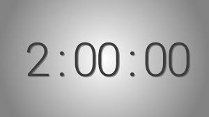 1 minutes = 0.0167 hours: 120 Minutes Countdown 2 Hours Timer Beep At The End Simple Timer One Hundred Twenty Min Youtube