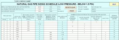 propane line sizing online charts collection